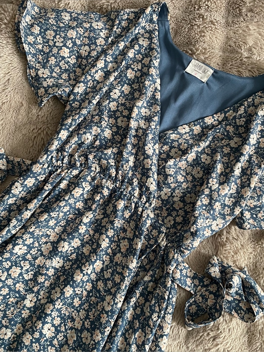 Sienna Sky Floral Midi Dress